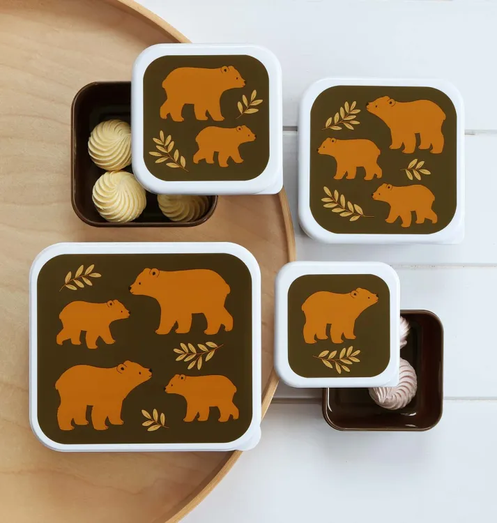 Lunchboxy dla dzieci BEARS / A Little Lovely Company