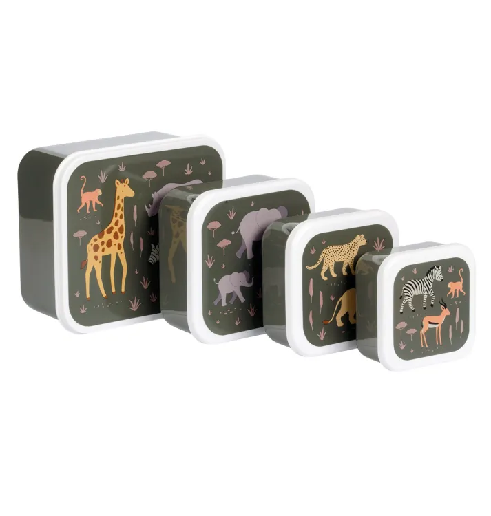 Lunchboxy dla dzieci SAVANNA / A Little Lovely Company