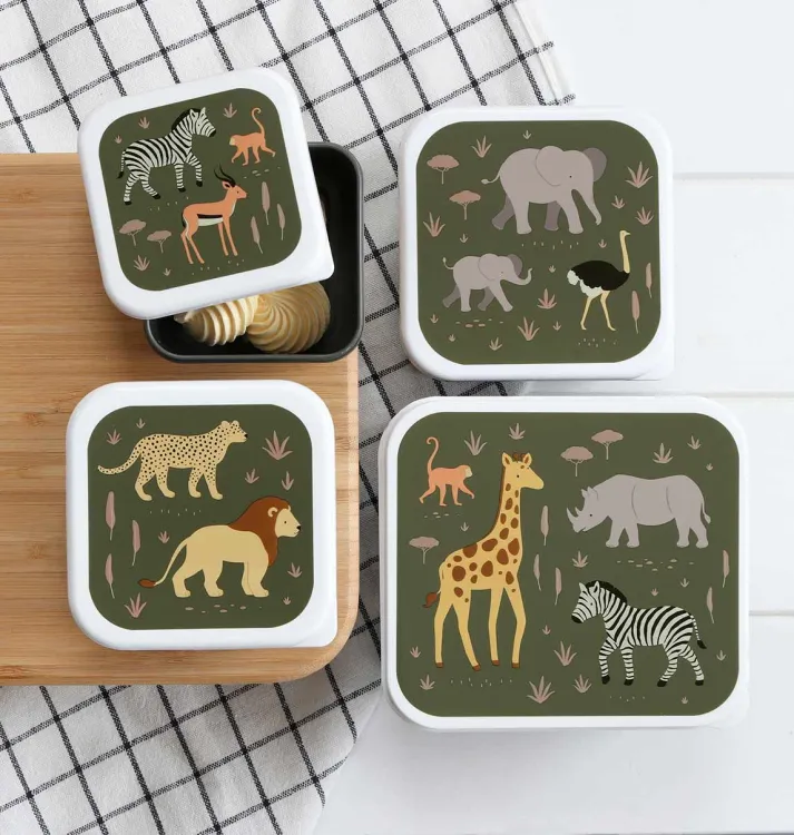 Lunchboxy dla dzieci SAVANNA / A Little Lovely Company