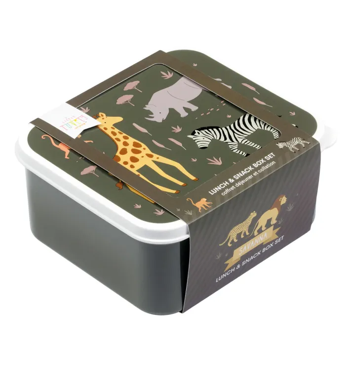 Lunchboxy dla dzieci SAVANNA / A Little Lovely Company