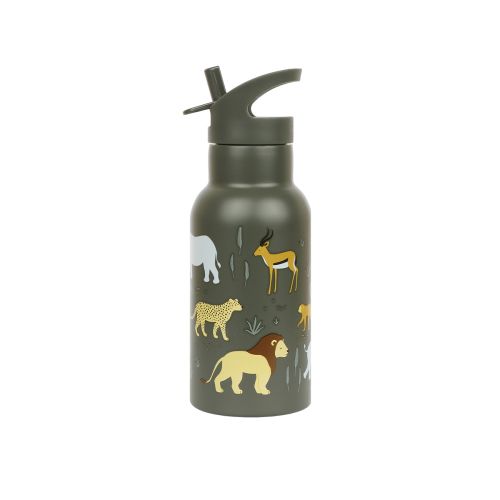 Butelka ze słomką dla dzieci termiczna SAVANNA 0,35 L / A Little Lovely Company