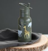 Butelka ze słomką dla dzieci termiczna SAVANNA 0,35 L / A Little Lovely Company