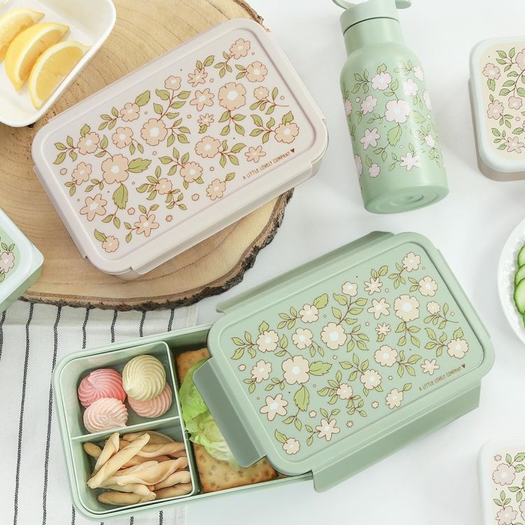 Bento lunchbox BLOSSOM SAGE / A Little Lovely Company