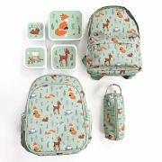 Plecak dla dzieci FOREST FRIENDS SAGE - mieści A4 / A Little Lovely Company