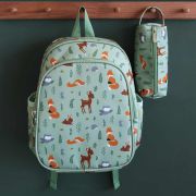 Plecak dla dzieci FOREST FRIENDS SAGE - mieści A4 / A Little Lovely Company