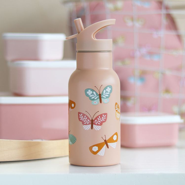 Butelka termiczna dla dzieci BUTTERFLIES 350 ml / A Little Lovely Company