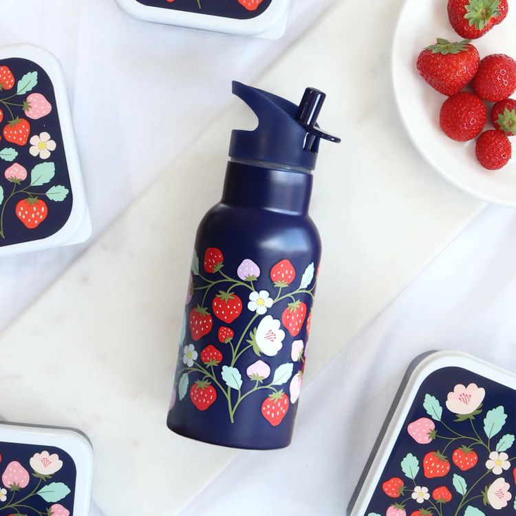 Butelka termiczna dla dzieci STRAWBERRIES 350 ml / A Little Lovely Company
