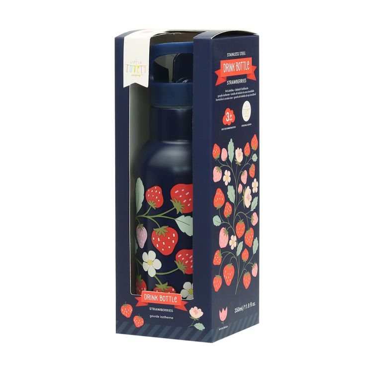 Butelka termiczna dla dzieci STRAWBERRIES 350 ml / A Little Lovely Company