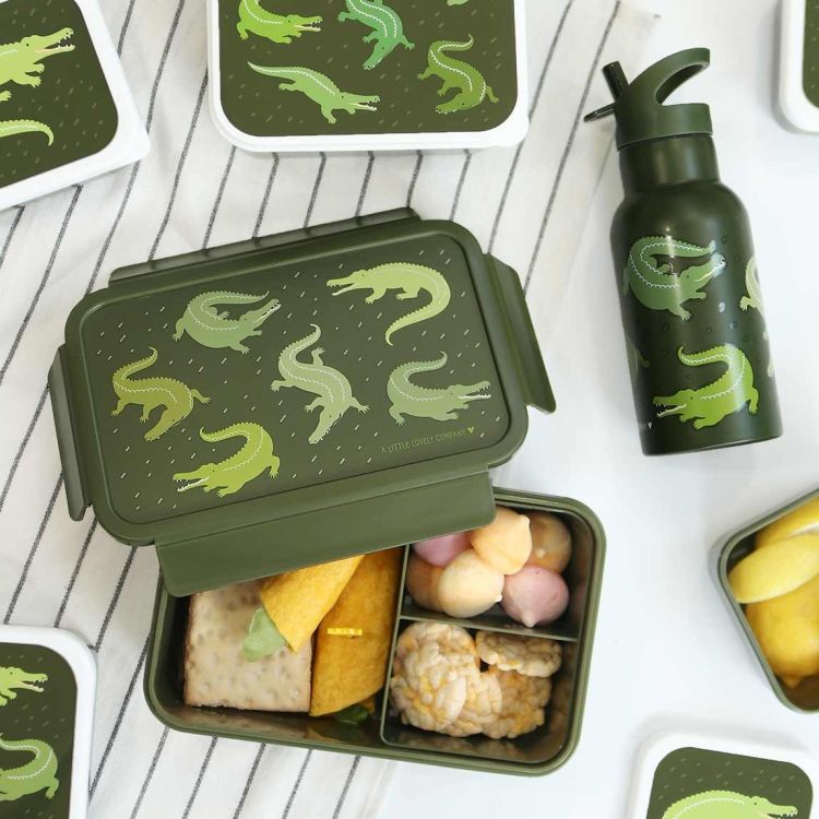 Bento lunchbox CROCODILES / A Little Lovely Company
