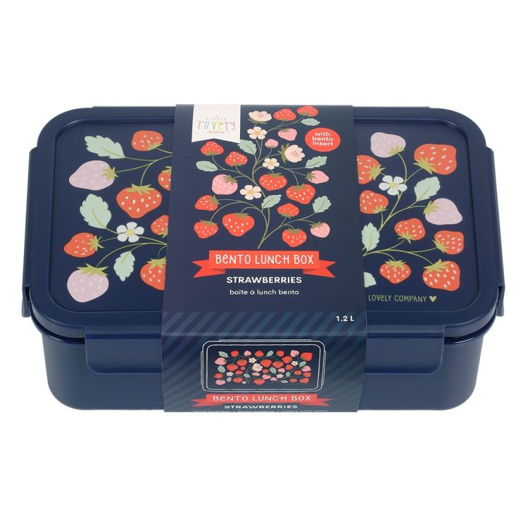 Bento lunchbox STRAWBERRIES / A Little Lovely Company