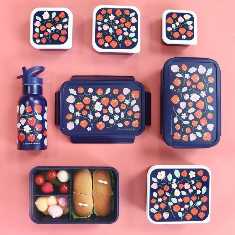 Bento lunchbox STRAWBERRIES / A Little Lovely Company
