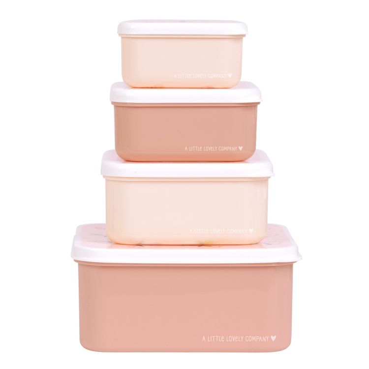 Lunchbox dla dzieci BUTTERFLIES - zestaw 4 szt / A Little Lovely Company