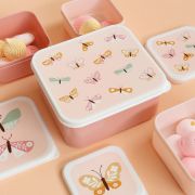 Lunchbox dla dzieci BUTTERFLIES - zestaw 4 szt / A Little Lovely Company