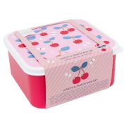 Lunchbox dla dzieci CHERRIES - zestaw 4 szt / A Little Lovely Company