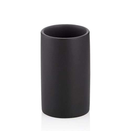 Kubek toaletowy ceramiczny czarny Matsi / Kela