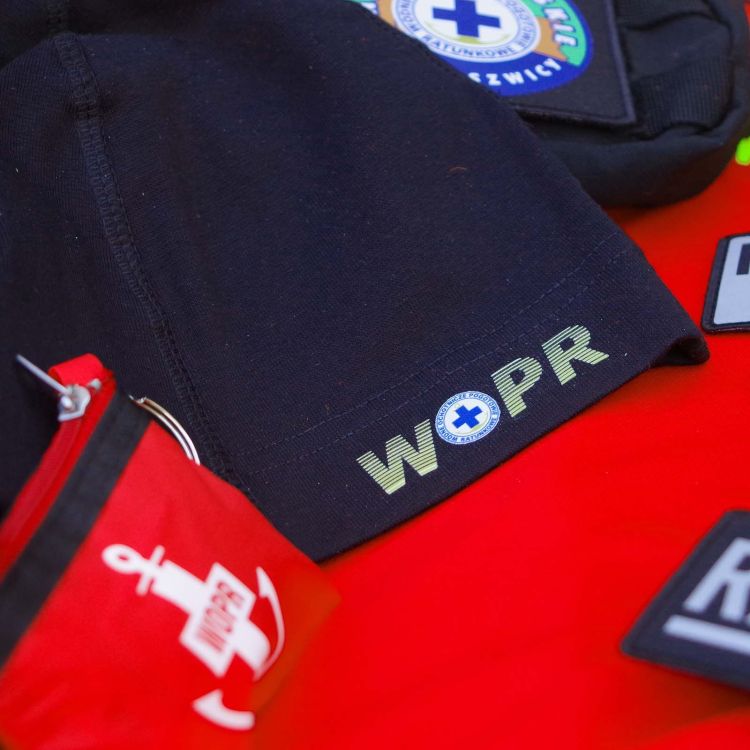 Czapka ratownicza cienka wiosna-jesień WOPR termoaktywna - czarna