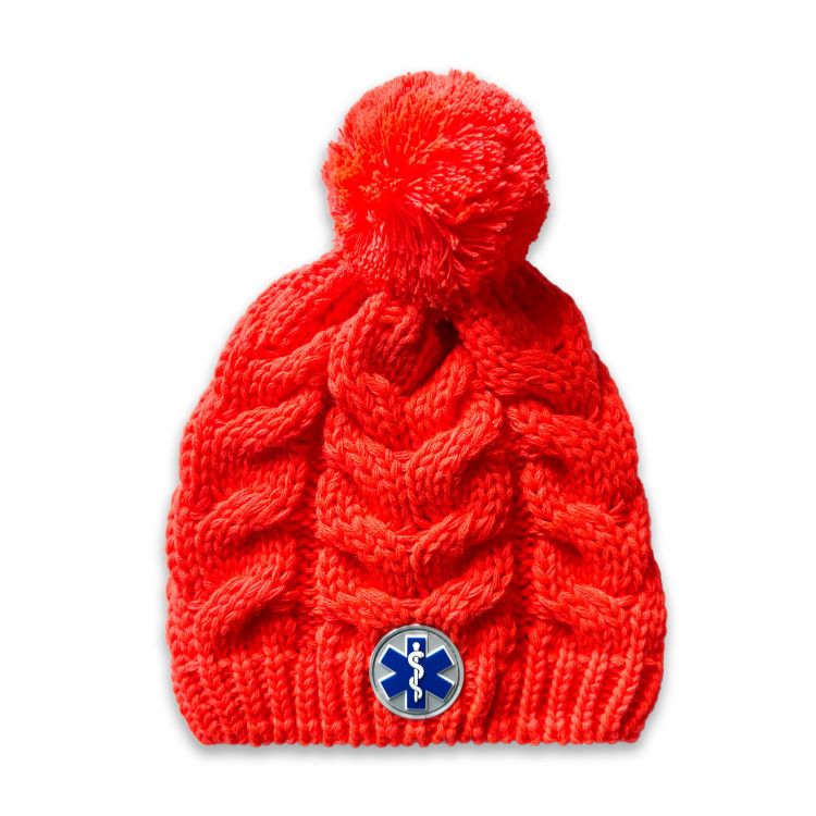 Czapka zimowa Eskulap FLUO pompon
