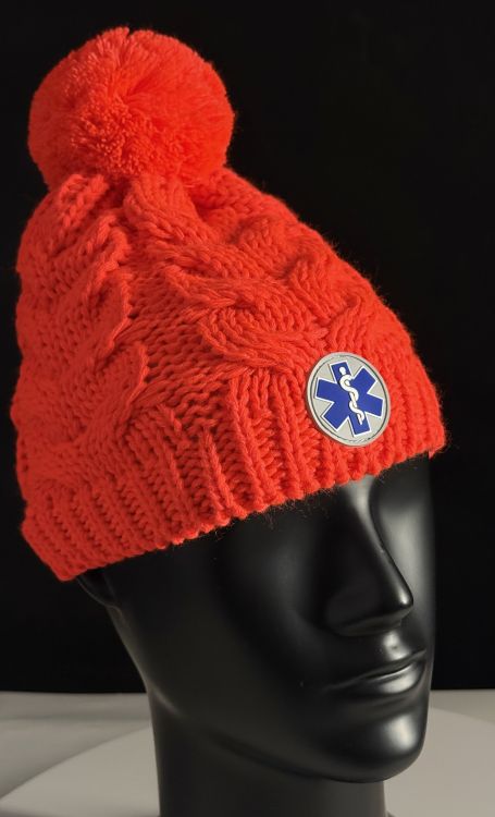 Czapka zimowa Eskulap FLUO pompon