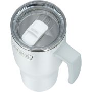 Termokubek Refreshing z uchwytem i słomką Thermos 850 ml - matowo biały