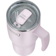 Termokubek Refreshing z uchwytem i słomką Thermos 850 ml - matowo lawendowy