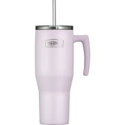 Termokubek Refreshing z uchwytem i słomką Thermos 1100 ml - matowo lawendowy