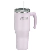 Termokubek Refreshing z uchwytem i słomką Thermos 1100 ml - matowo lawendowy