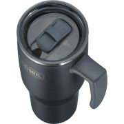 Termokubek Refreshing z uchwytem i słomką Thermos 1100 ml - matowo czarny