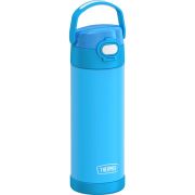 Termos dla dzieci z nakrętką nawadniającą Thermos 470 ml - neonowo niebieski