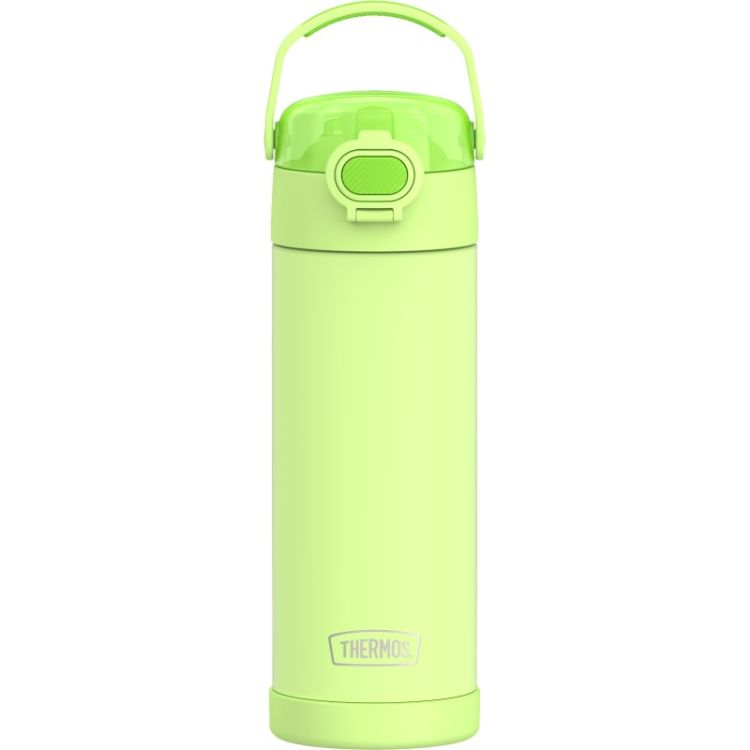 Termos dla dzieci z nakrętką nawadniającą Thermos 470 ml - neonowo limonkowy