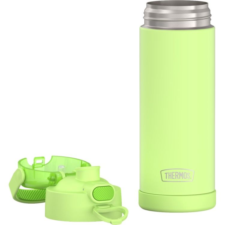 Termos dla dzieci z nakrętką nawadniającą Thermos 470 ml - neonowo limonkowy