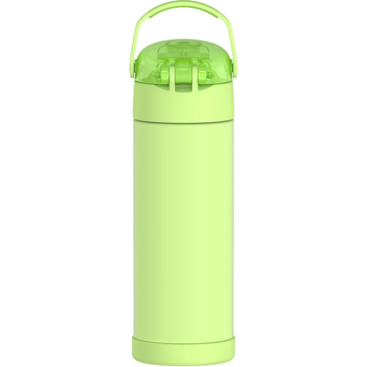 Termos dla dzieci z nakrętką nawadniającą Thermos 470 ml - neonowo limonkowy
