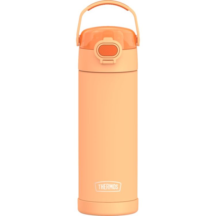 Termos dla dzieci z nakrętką nawadniającą Thermos 470 ml - neonowo pomarańczowy