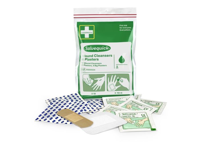 Plastry z serwetkami dezynfekującymi Cederroth