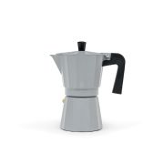 Kawiarka włoska Moshi 6 cups - szara / Leopold Vienna