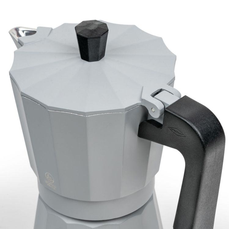 Kawiarka włoska Moshi 6 cups - szara / Leopold Vienna