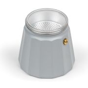 Kawiarka włoska Moshi 6 cups - szara / Leopold Vienna