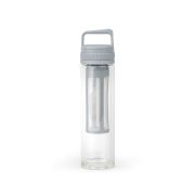 Butelka szklana z zaparzaczem do Cold Brew Moshi 0,4L - szara / Leopold Vienna