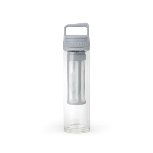 Butelka szklana z zaparzaczem do Cold Brew Moshi 0,4L - szara / Leopold Vienna