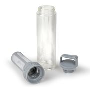 Butelka szklana z zaparzaczem do Cold Brew Moshi 0,4L - szara / Leopold Vienna