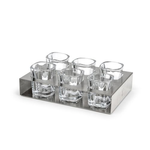 Kieliszki do shotów z tacą do serwowania / Leopold Vienna