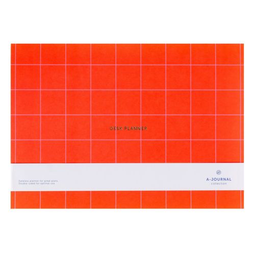 Planer na biurko tygodniowy - Deskplanner Red / A-Journal