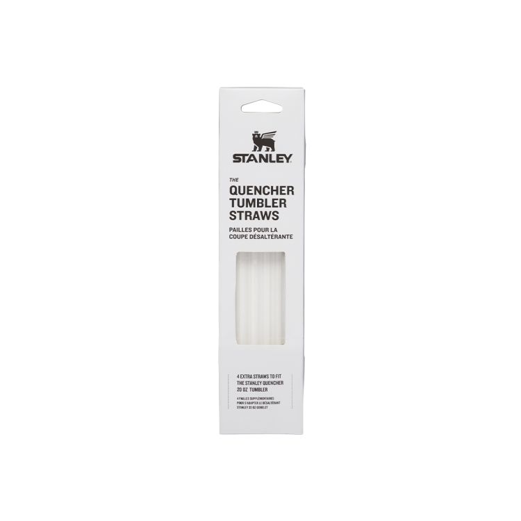 Słomki do kubka termicznego Quencher H2.O FlowState 0,6 l Clear - 4 sztuki / Stanley