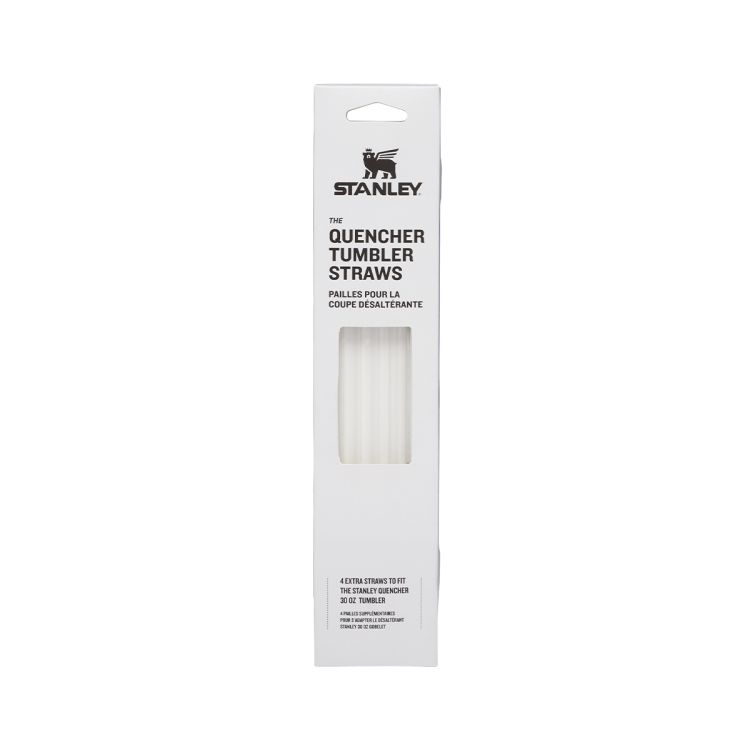 Słomki do kubka termicznego Quencher H2.O FlowState 0,89 l Clear - 4 sztuki / Stanley