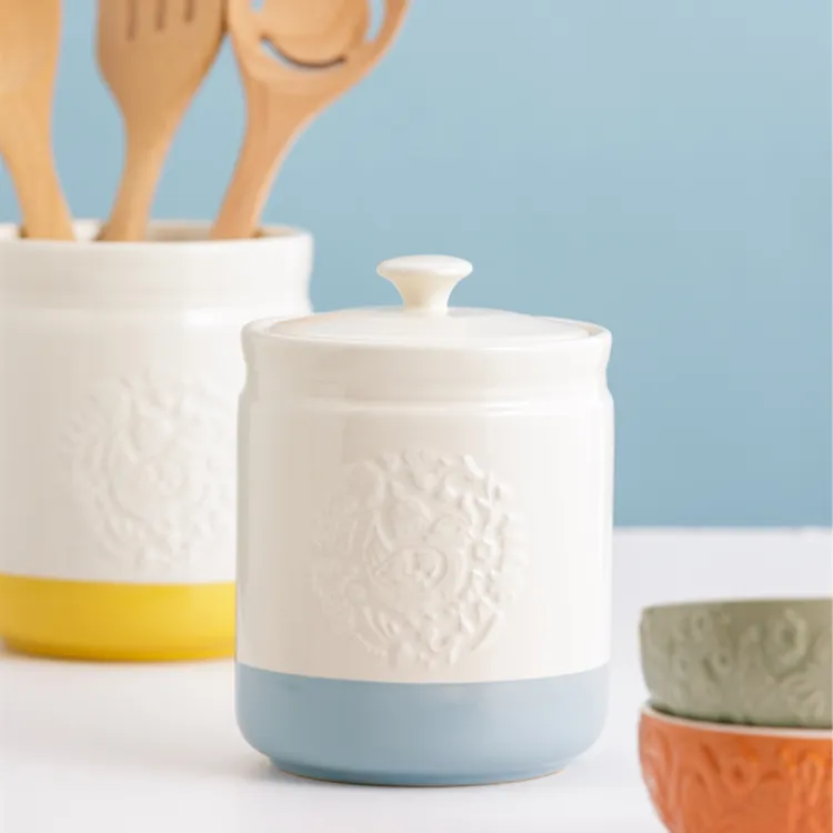 Pojemnik ceramiczny z pokrywką 1L HOME TO ROOST / Mason Cash