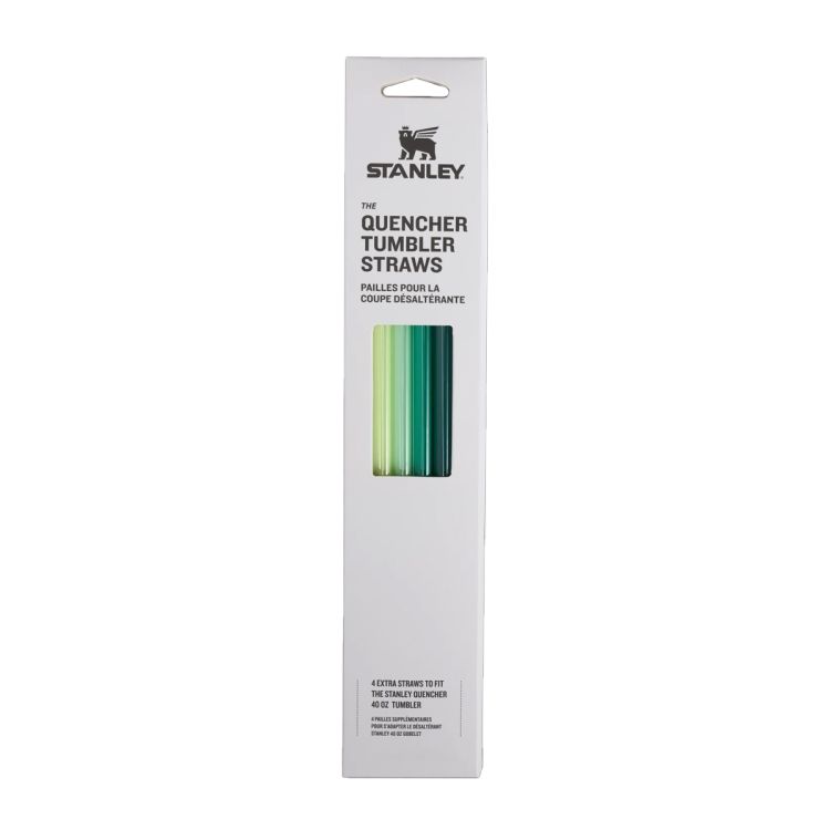 Słomki do kubka termicznego Quencher H2.O FlowState 1,18L Green - 4 sztuki / Stanley