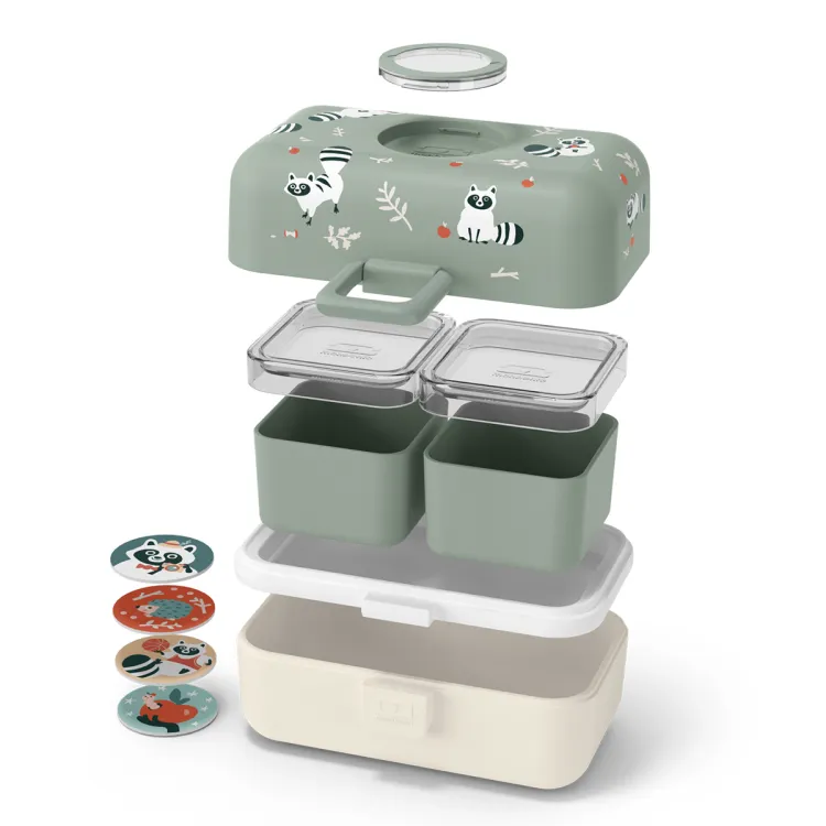 Gift Box dla dzieci - MB Trésor + MB Positive S  - Racoon / Monbento