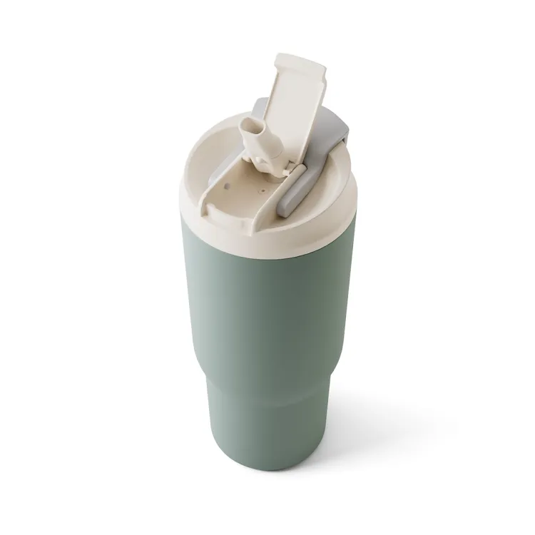 Travel Mug kubek termiczny 0,6 l Green Natural / Monbento