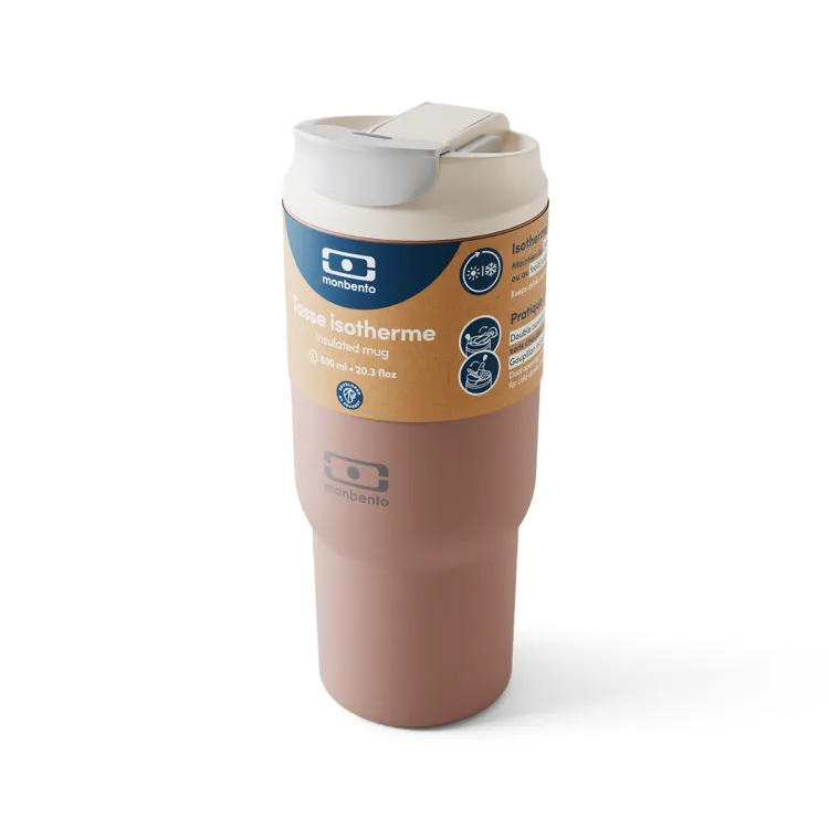 Travel Mug kubek termiczny 0,6 l Pink Moka / Monbento