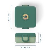 Snacky lunchbox dla dzieci 0,85 l Green Forest / Monbento