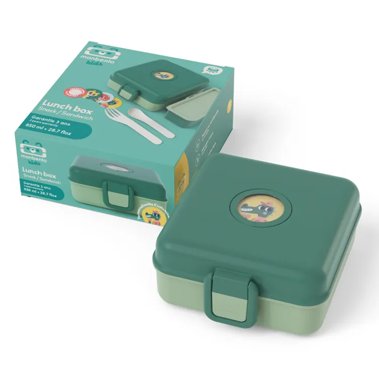 Snacky lunchbox dla dzieci 0,85 l Green Forest / Monbento